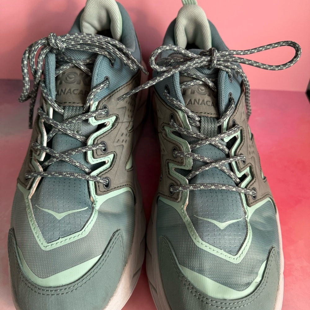 Teal Hoka Sneakers 8.5